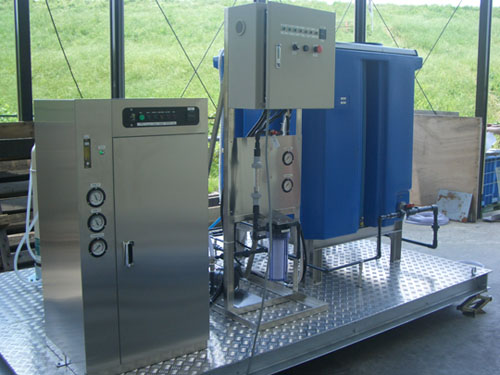 RO純水装置冷却水供給システム
