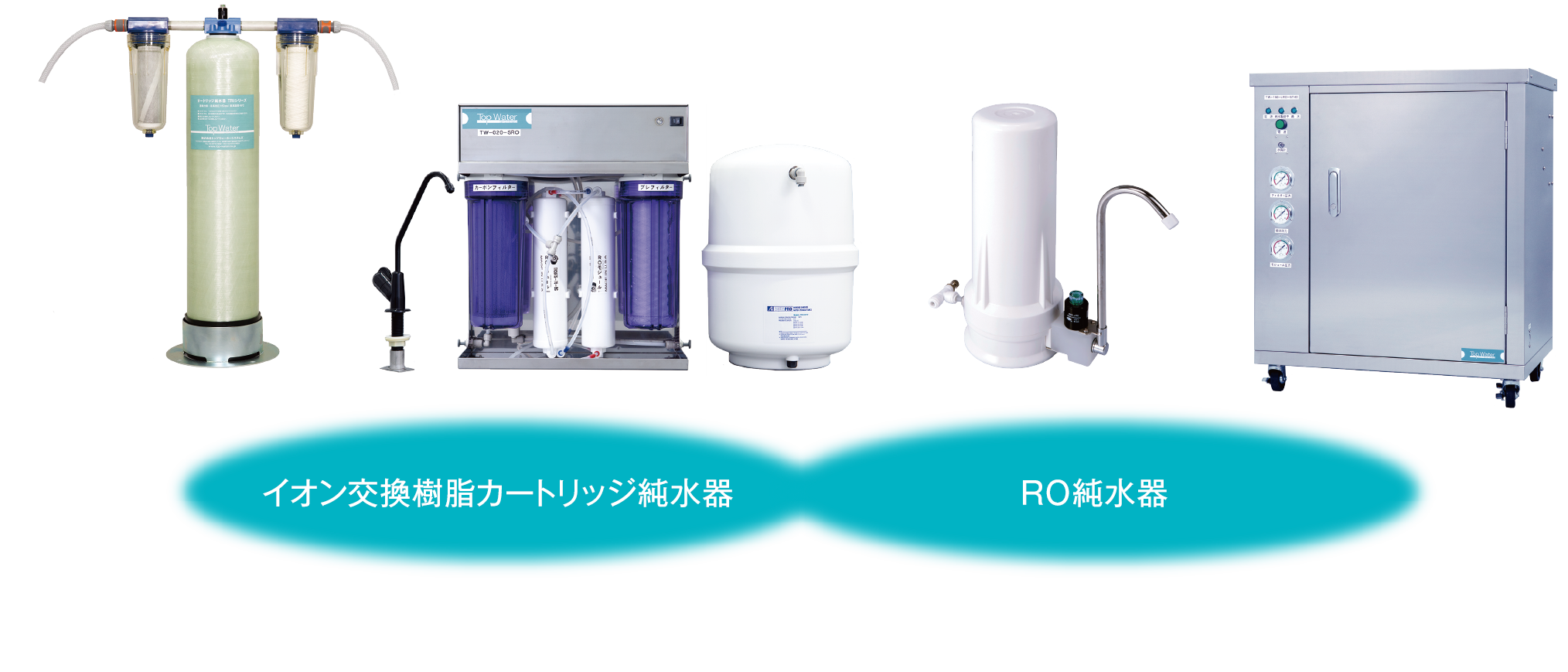 イオン交換樹脂カートリッジ純水器 RO純水装置